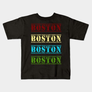 BOSTON VINTAGE 4 Kids T-Shirt